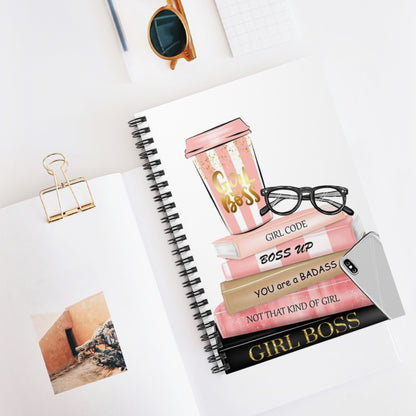 Girl Boss Spiral Notebook